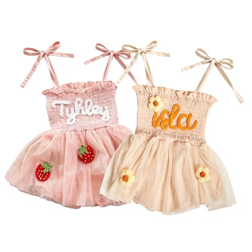 Personalized Baby Girl Romper for 1st Birthday