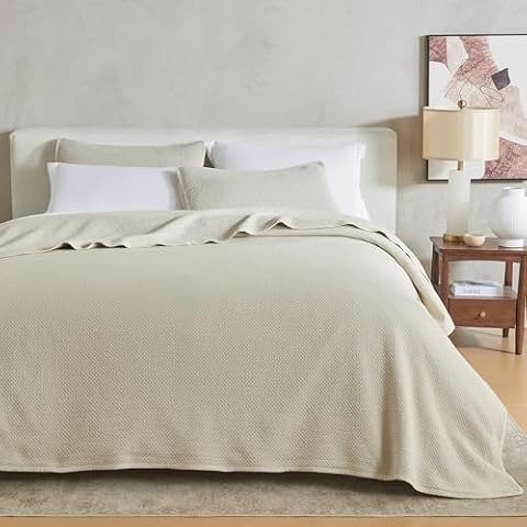 Great Bay Home King Size Tan Quilt Set Cover