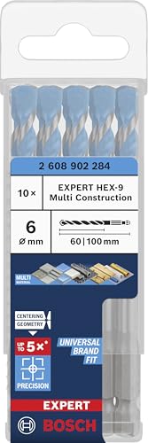 Bohrer multi construction 6x60x100 mm EXPERT HEX-9 pour perçage précis - 3