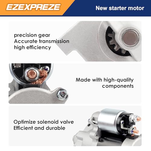 Image of Ezexpreze New Starter Compatible with Honda GX610, GX620, GX670, GXV620, GXV610, GXV670 Engines 18Hp 20Hp 24Hp