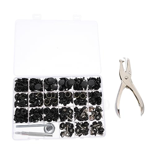 OSALADI 1Set Snap Button Snaps Fastener Kit Heavy Duty DIY Canvas Fasteners for Boat Covers Automotive Upholstery and Home Repair Easy Install Durable Performance