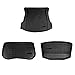 Produktbild belukies Für Tesla Model 3 Kofferraummatte,Vordere und Hintere Kofferraummatte, Cargo Liner Kofferraummatte Hinten Gummi Wasserdicht, Einfach Zu Reinigen,Schwarz,3pcs