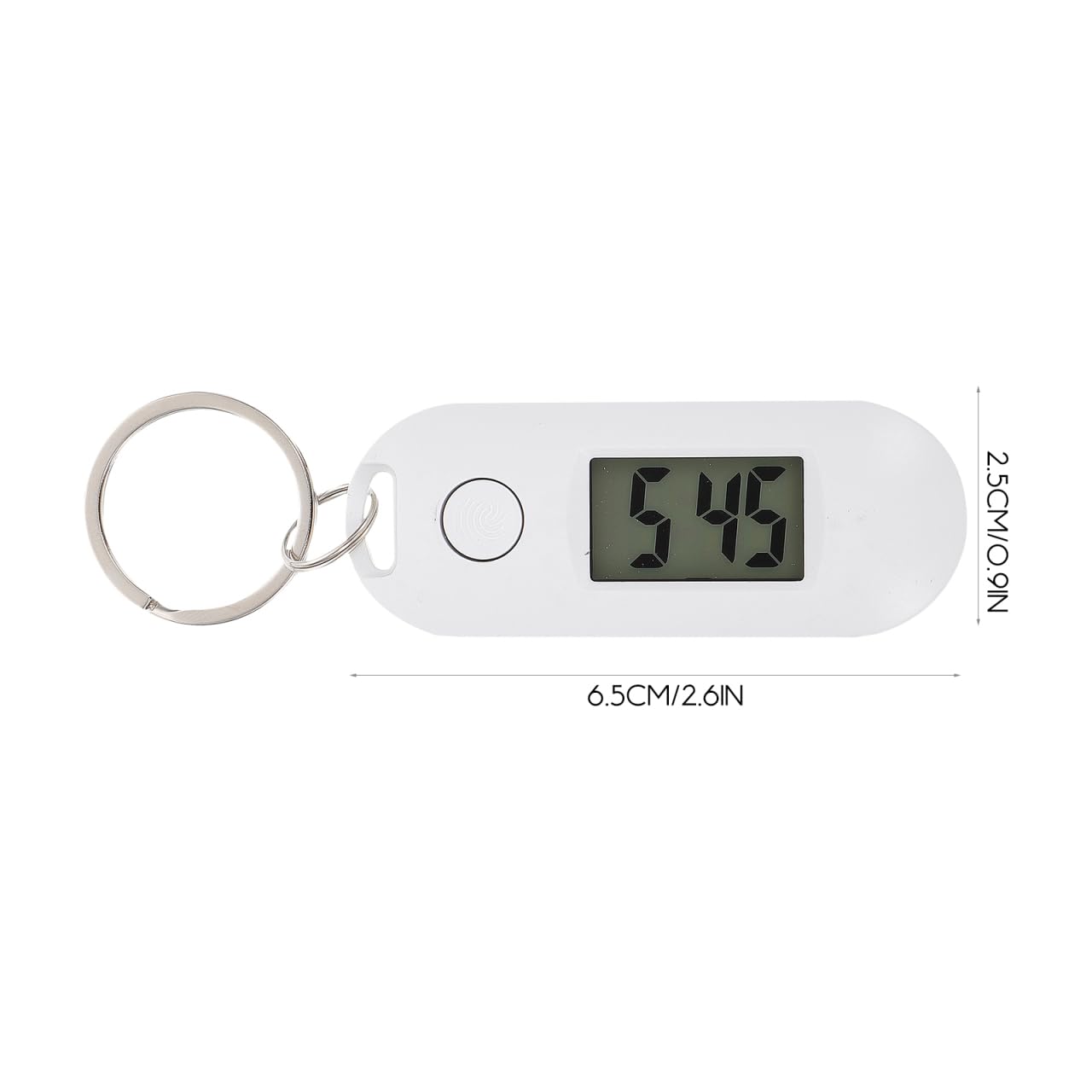 iplusmile Reloj de bolsillo electrónico multifuncional con llavero, reloj digital con clip para niños y estudiantes