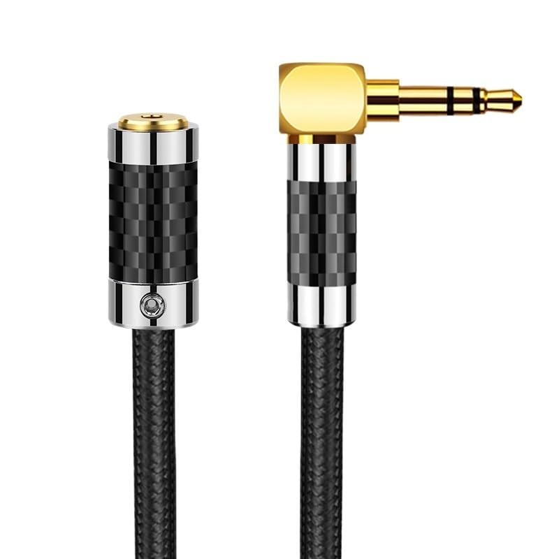 Headphone Extension Cable 3.5mm Ja-ck Male to Female AUX Cable OFC Silver Plating Aux Stereo Adapter Audio 3 5 Plug(H,5m)