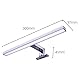 BarcelonaLED Lampe für Spiegel Wandleuchte Badleuchte Badezimmer LED Schminkschrank 5W 30cm IP44 Neutralweißes Licht 4000K 325LM