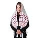 The Blessing Tallit Prayer Shawl For Children Christian - Small Tallit with Scriptures, Aaronic Blessing & Messianic Symbols (Pink)