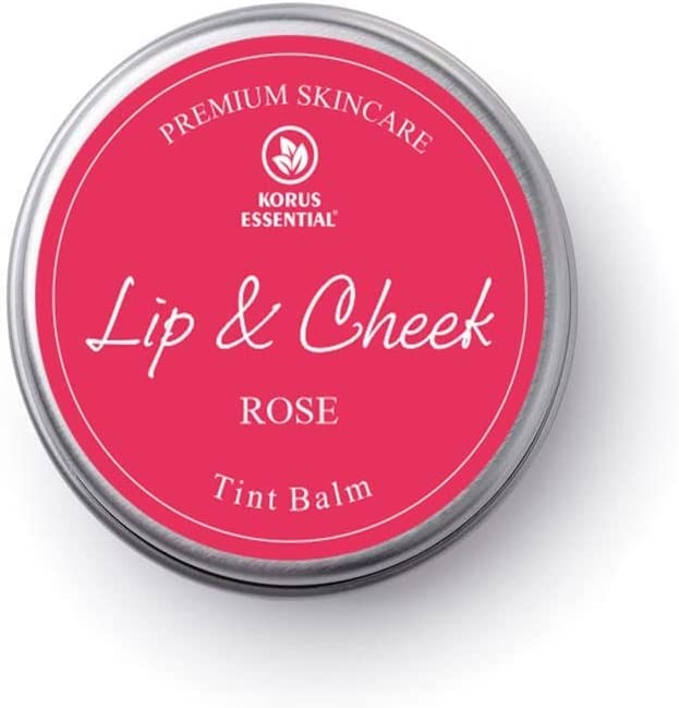 Korus Essential Rose Lip & Cheek Tint Balm - 8 Grams