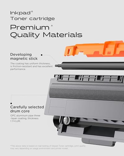 Best Offer TN750 TN720 Compatible Toner Cartridge Replacement for Brother TN750 TN-750 TN-720, Work for HL-5470DW HL-5450DN HL-6180DW MFC-8710DW MFC-8950DW Printer(Black, 2-Pack) - Image 4