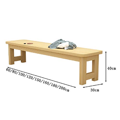 Chaise de salle à manger et banc en bois pour optimiser l'espace