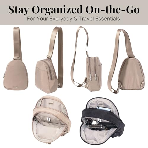 Image of Baggallini Double Zip Mini Sling
