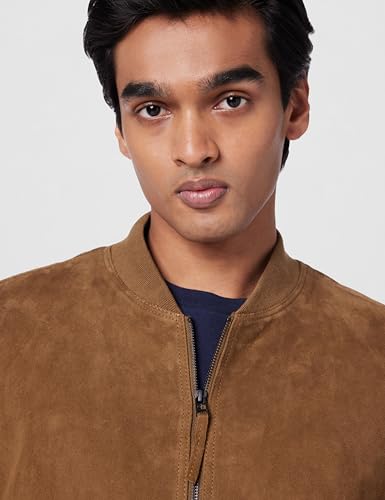 [BLANKNYC] mens Quick Action Suede Bomber4