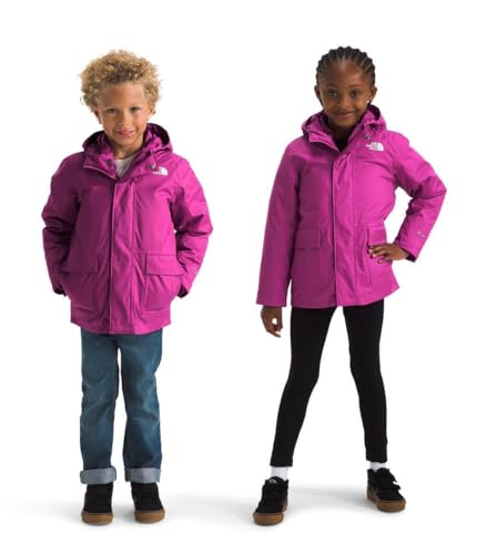 THE NORTH FACE Kids' North Down Triclimate 3-in-1 Jacket | Waterproof, Seam Sealed, Attached Hood, Reversible Inner Layer