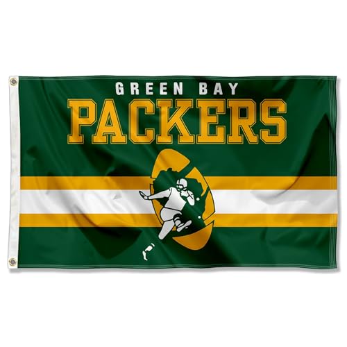 Green Bay Packers Vintage Throwback Banner Flag