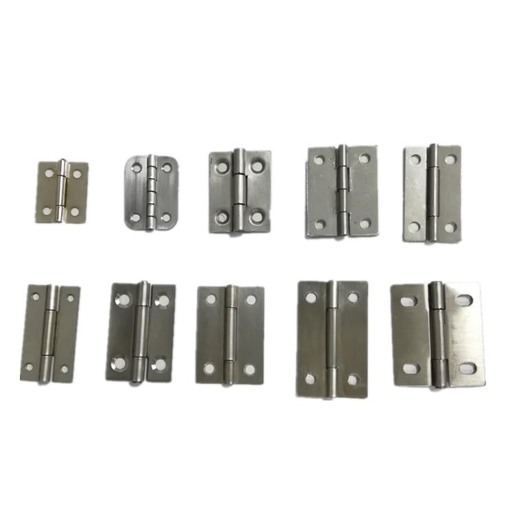 Zawiasy meblowe, Zawias do drzwi składanych 2 sztuki zawiasów ze stali nierdzewnej(32 * 24 * 1.0mm)