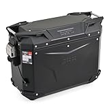 GIVI(ジビ) バイク サイドケース 37L アルミ製 キーシリンダー別売 スマートセキュリティロック対応 TREKKER OUTBACK EVO SMARTシリーズ OBKEV37BR 右側用 ブラック 61279