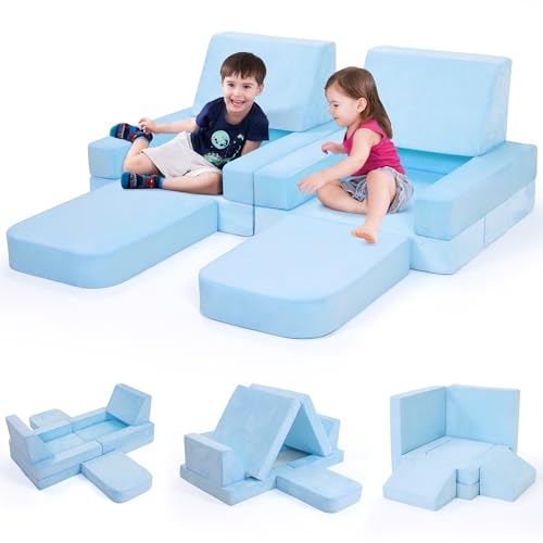 Modular Kids Play Couch Convertible - Toddler & Child Sofa