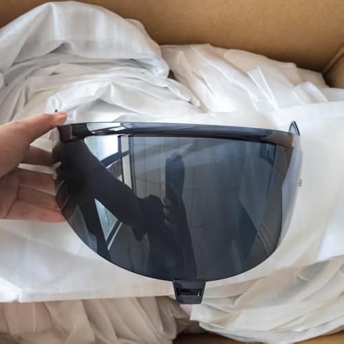 ヘルメット シールド, VZ400 バイクヘルメットレンズ Shark Skwal i3 D-Skwal 3 Ridill 2 VZ400 ヘルメットバイザー ヘルメットアクセサリー(Tea)