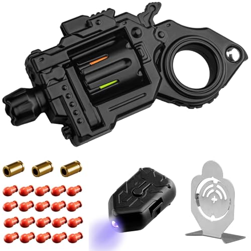 Metal Fidget Toys Adults Gun: Fidget Spinner Cool Fidget Toy for Men Stress Relief Spinner Ring for Finger Concentration Office Study Travel Gift for Man(Black)