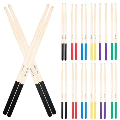 Baquetas para batería 5A/7A de madera de arce miniatura 2