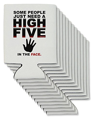 TooLoud High Five In The Face Can/Bottle Insulator Coolers - 12 Pieces