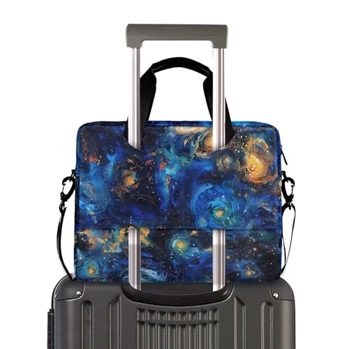 Maletín Starry Sky Van Gogh para portátil 13-15.6 pulg miniatura 3