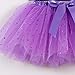 Fashion Girls Tutu Skirt Princess Ballet Dance Dress Tutu Skirt +Bow for Baby Kids (Purple, 5-8 Years)