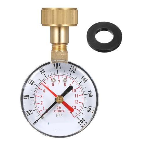Manomètre de pression d'eau contre les fuites de canalisation