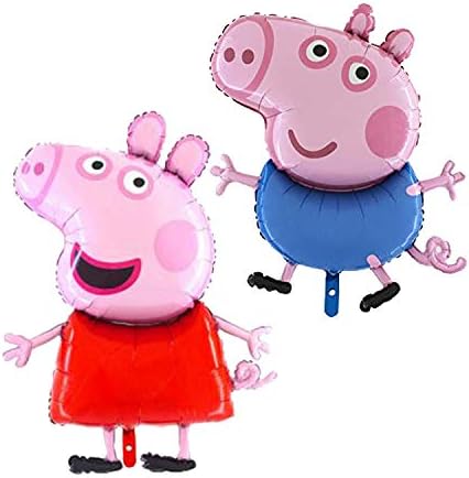 Peppa and George Pig 2 Pack Foil Balloons