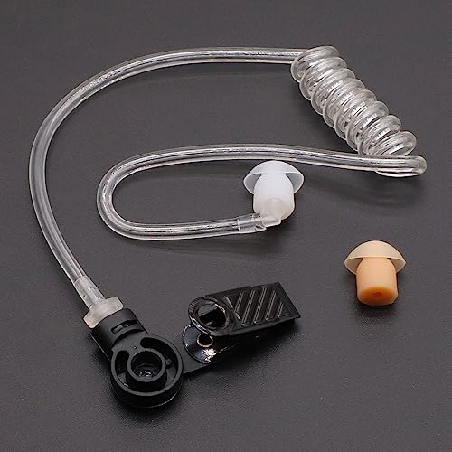 SUNDELY® Earpiece Headset for Kenwood Radio NX-200 NX-5400 TK-285 TK-380 TK-390 TK-490 TK-2212 TK-3180 TKR-830 Multi-pin Walkie Talkie FBI Style Covert Acoustic Air Tube PTT - Image 3