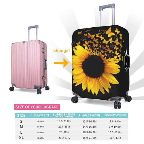 Housse de valise fleurie pour repérer son bagage en soute