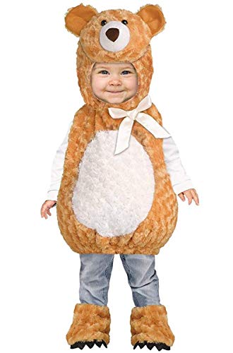 Fun World Teddy Bear Infant/Toddler Costume-2T-4T
