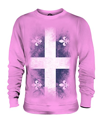 Sweat-shirt Québec Candymix pour homme et femme avec col rond et manches longues