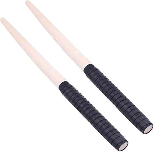 LUAMY 太鼓の達マイバチ テーパーロール仕ゴムの木 木製 硬材 バット素反発アーケードゲーム 専門 連打 (