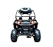 Armored UTV SSR 170RS Utility Vehicle, 2-Seater, 200cc Automatic + Reverse with Cargo Bed LED Headlights Spare Wheel, DF200GKV Work Truck Backyard Use On The Farm (Black)