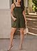Dokotoo Loose Jumpsuits for Women Moss Green Wide Leg Overalls Sleeveless One Piece Short Pant Romper with Pockets 2026 Fashion Large