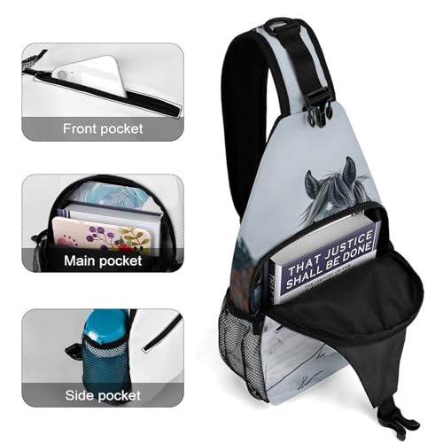 Bolso Sling Crossbody Casual Sport para Viaje y Senderismo miniatura 4