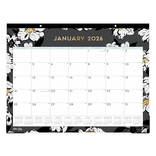 2026 Blue Sky Monthly Desk Pad Calendar, 22
