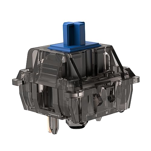 DUROCK Silent Linear Switches, Classic Blue Stem 5 Pins Silent Linear Switch, Pre-lubed MX Silent Keyboard Switches Daybreak 67g, 70pcs - Image 3