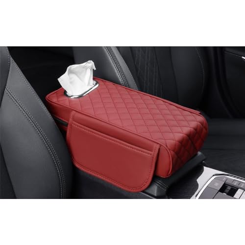 VOYADE Car Center Console Cover, for Toyota C-HR FJ CRUISER RAV4 Alphard, Car Armrest Box Pad Mat, Car Tissue Box Cover, Centre Armrest Cover, Accessories.,C