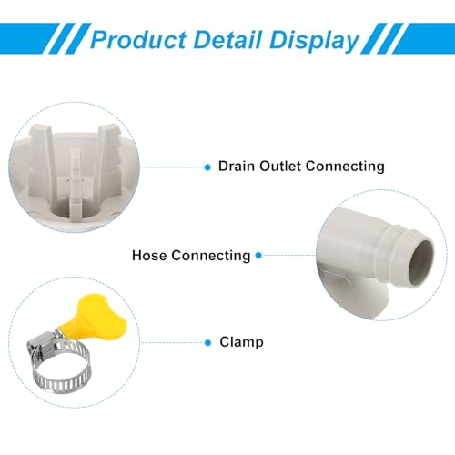 PATIKIL 25mm Air Conditioner Drain Hose Connector - Image 4