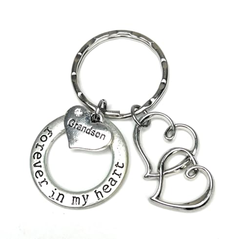 Clés à thème double cœur embellissement romantique pour votre intérieur 3U
