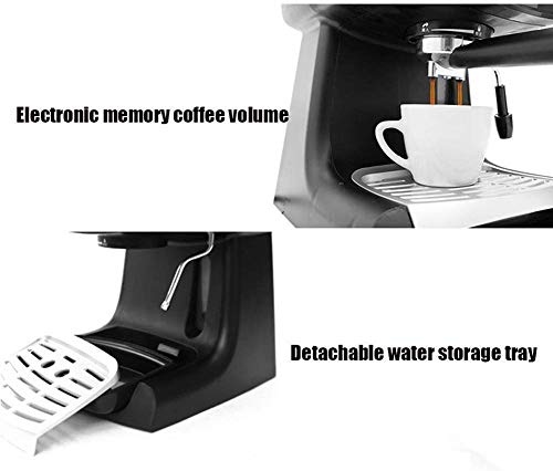 AYDQC Cafetera de café de café Espresso 220V 850W Máquina de café Italia Fancy Coffee Making Machine 1.2L 5-8 Tazas… - Imagen 5