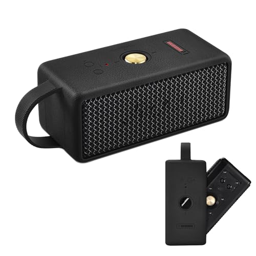 EUGOOCX Silicone Protective Case Skin Cover Compatible with Marshall Emberton III Portable Bluetooth Speaker (Black)