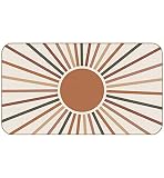 Minimalist Abstract Boho Sun Sunrise Sunset Sunshine Farmhouse Door Mat 17x30 Inch Indoor Outdoor En