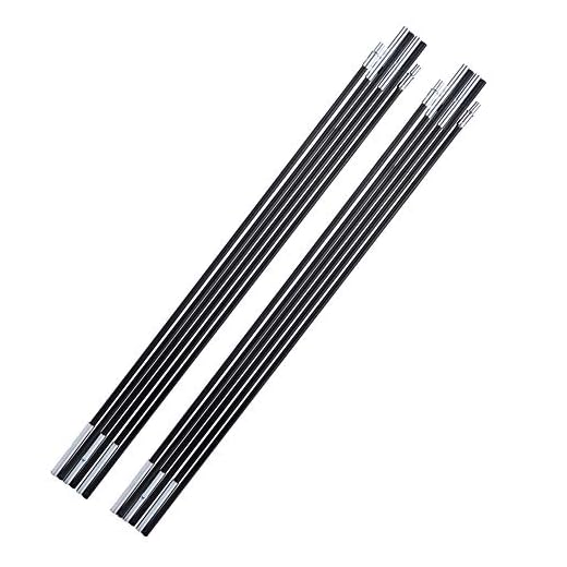 Asixx Varillas de Tienda Campaña, Barras para Tienda Campaña, Hecho de Fibra de Vidrio, para Usar Al Aire Libre