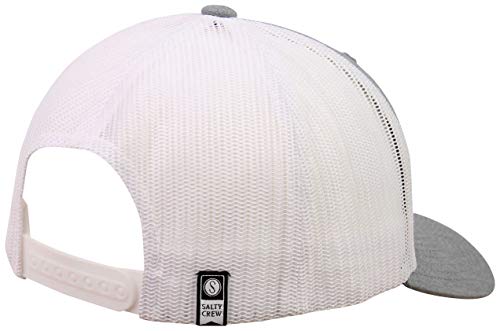 Image of Salty Crew Shark Logo Retro Trucker Hat - Unisex Adjustable Baseball Hat for Adults - Premium Cotton