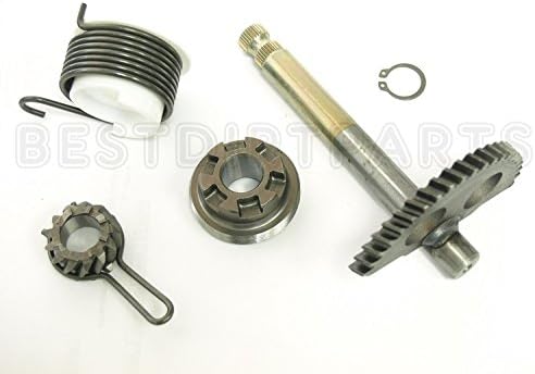 Replacement Kick Shaft Assembly Starter Gear Kit for Dirtbikes Compatible with Yamaha PW50 PW PEEWEE 50 ALL YEAR MODELS NEW