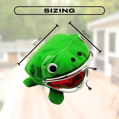 Anime Frog Coin Purse - Soft Plush Wallet with Flannel Lining, Cute Manga Design (FG1)3