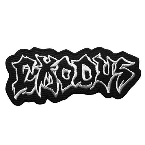 Exodus Thrash Metal parche patch bordado con logotipo para planchar de hierro en apliques