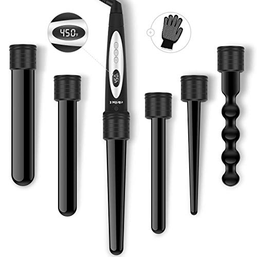 ELEHOT Curling Wand Iron 6 in 1 Set